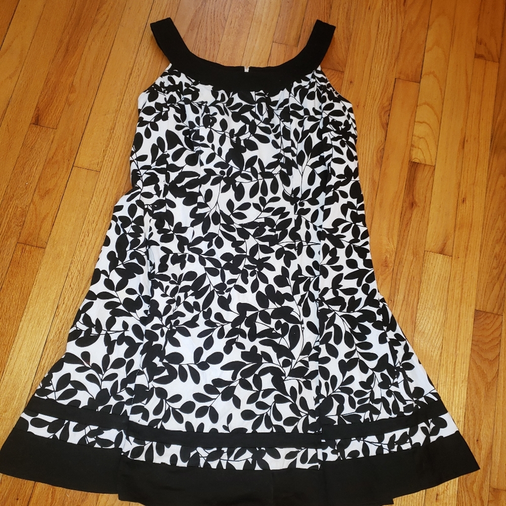 Black and white dress